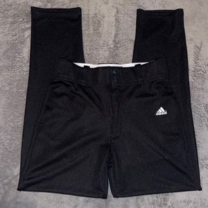 adidas Boys' Triple Stripe Open Bottom Baseball Pants